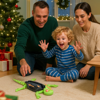 Agama, zdalnie sterowana jaszczurka, która wspina się po podłogach i ścianach