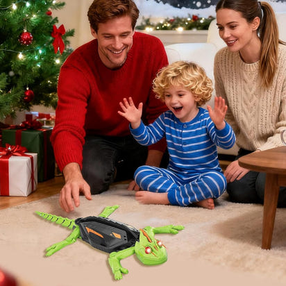 Agama, zdalnie sterowana jaszczurka, która wspina się po podłogach i ścianach